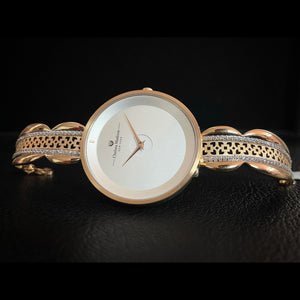 18k Solid Gold Watch | Classic White